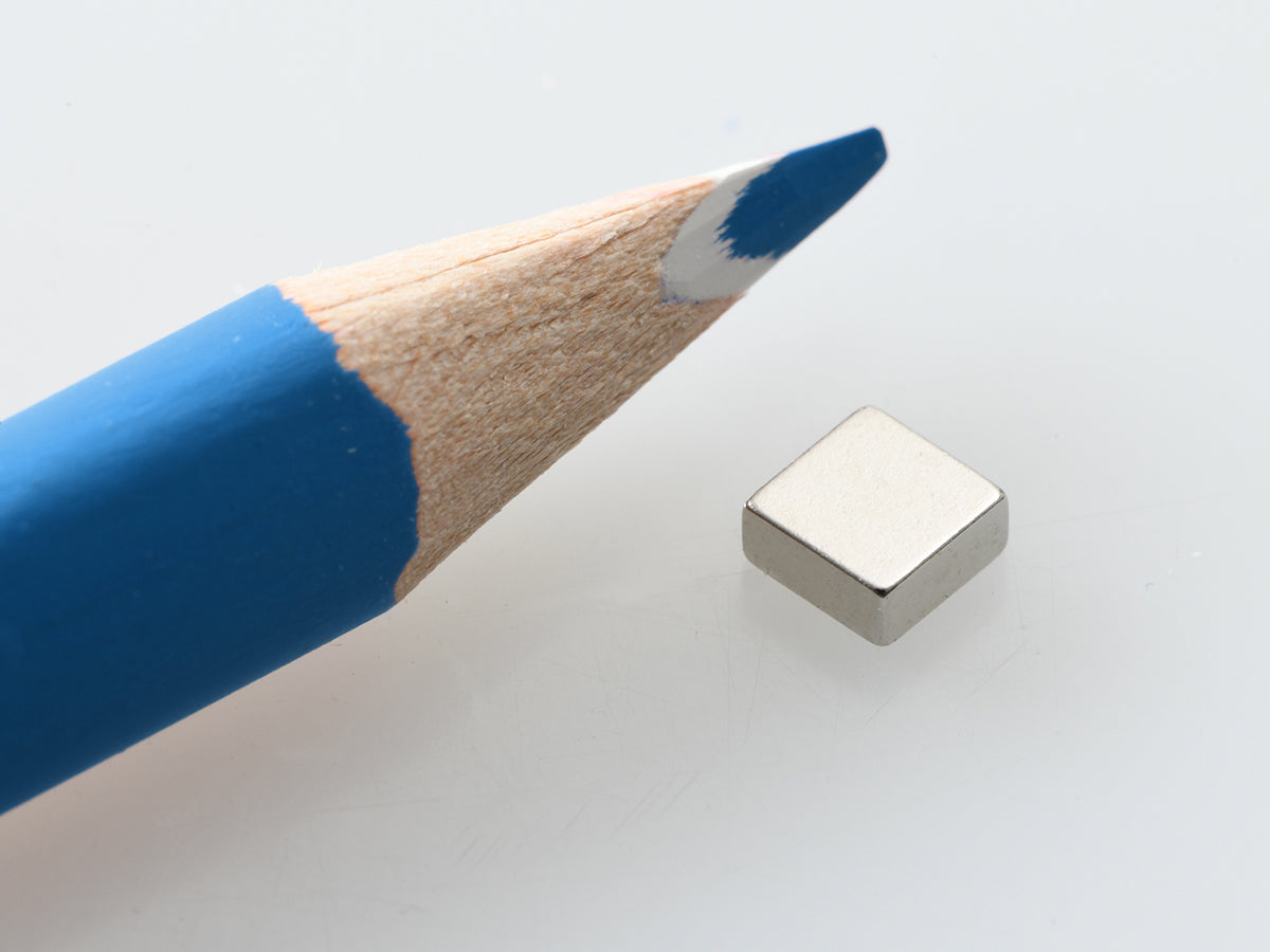 Blockmagnet-NdFeB-N35-4 x 4 x 2 mm-Ni