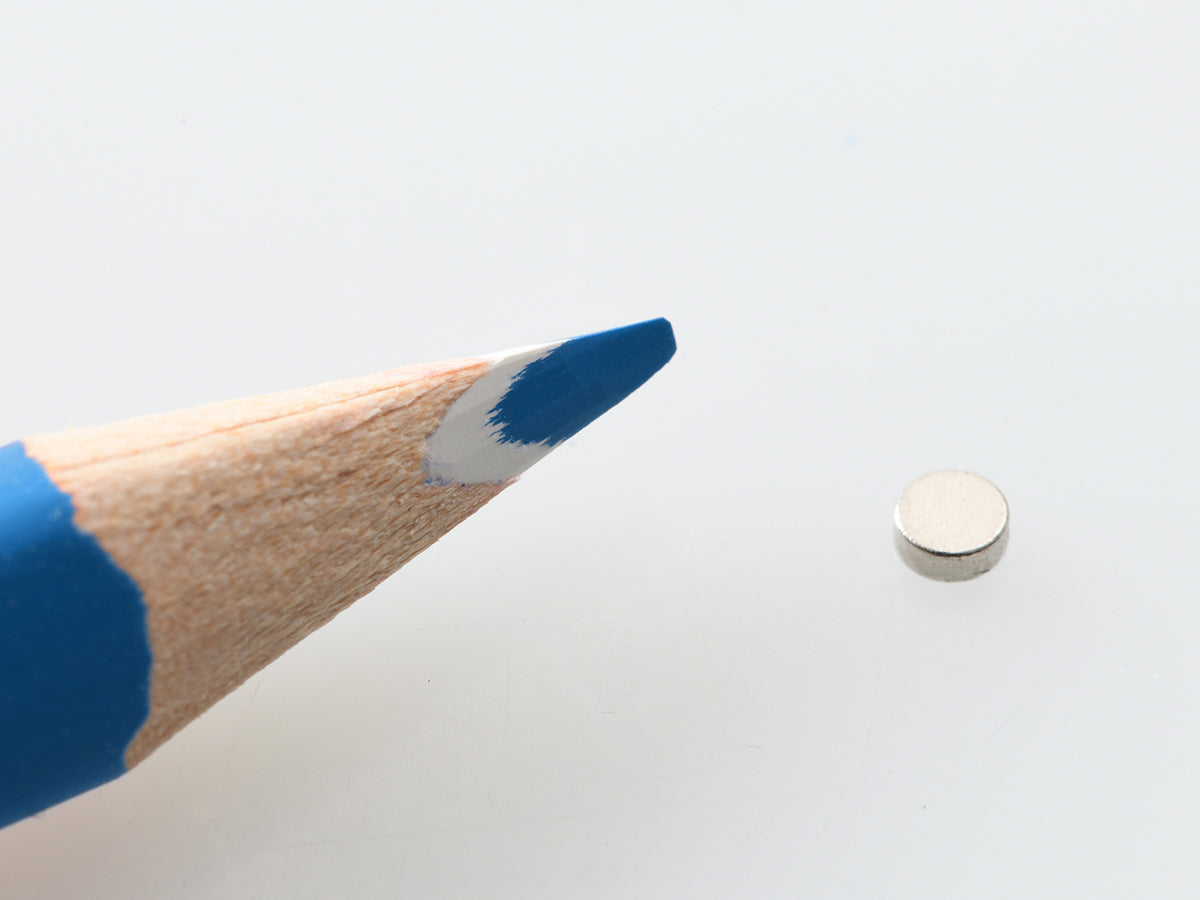 Scheibenmagnet-NdFeB-N42-Ø 2,5 x 1 mm-Ni