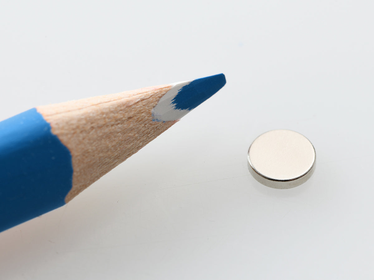 Scheibenmagnet-NdFeB-N45-Ø 5 x 1 mm-Ni
