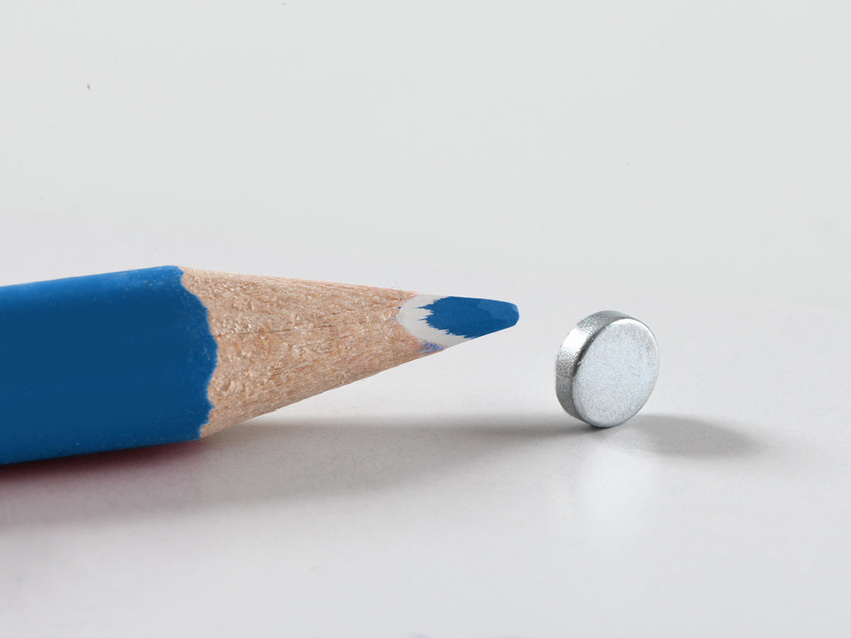 Scheibenmagnet-NdFeB-N35-Ø 5 x 1,5 mm-Zn