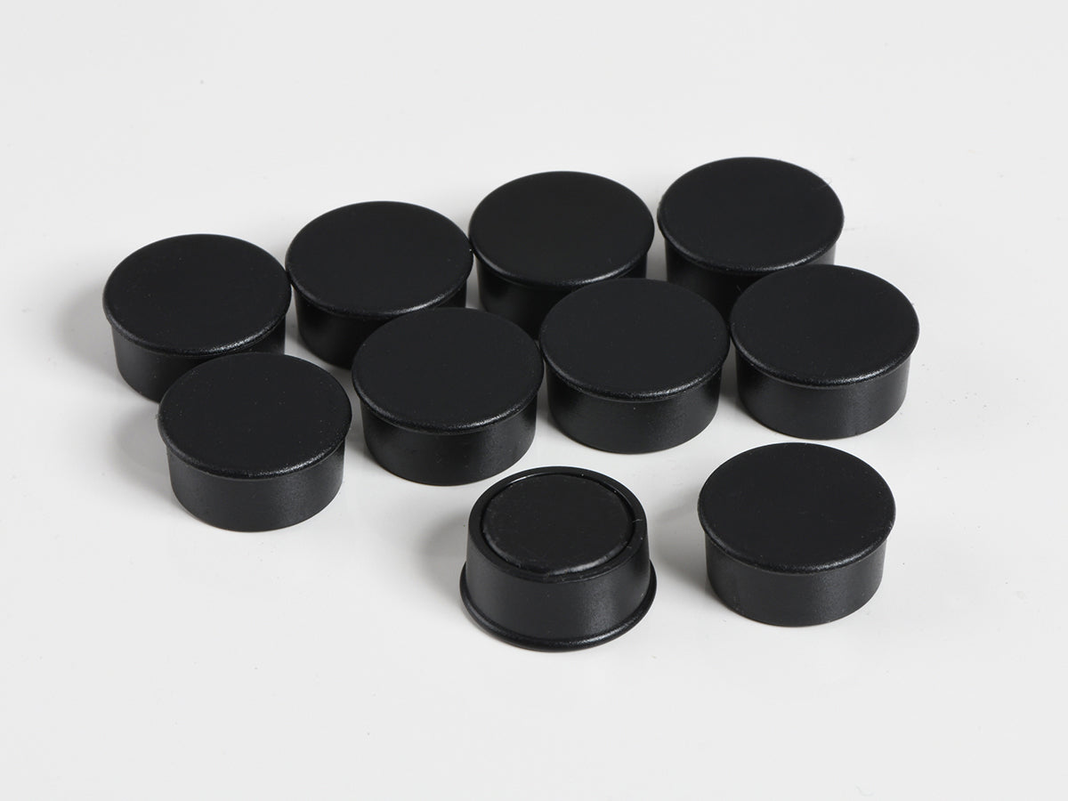 organisationsmagnete rund schwarz Ø 16