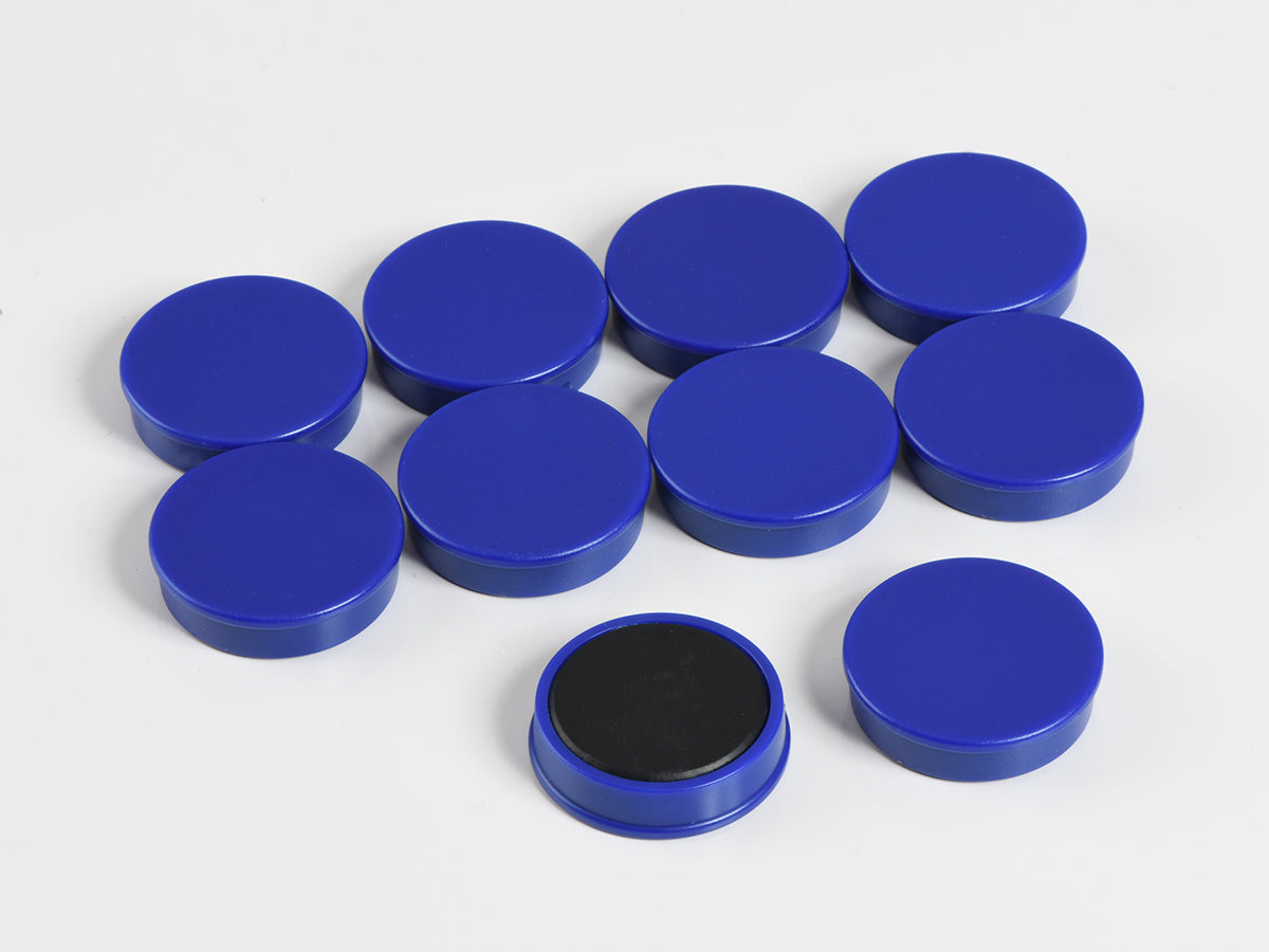 organisationsmagnete rund blau Ø 30