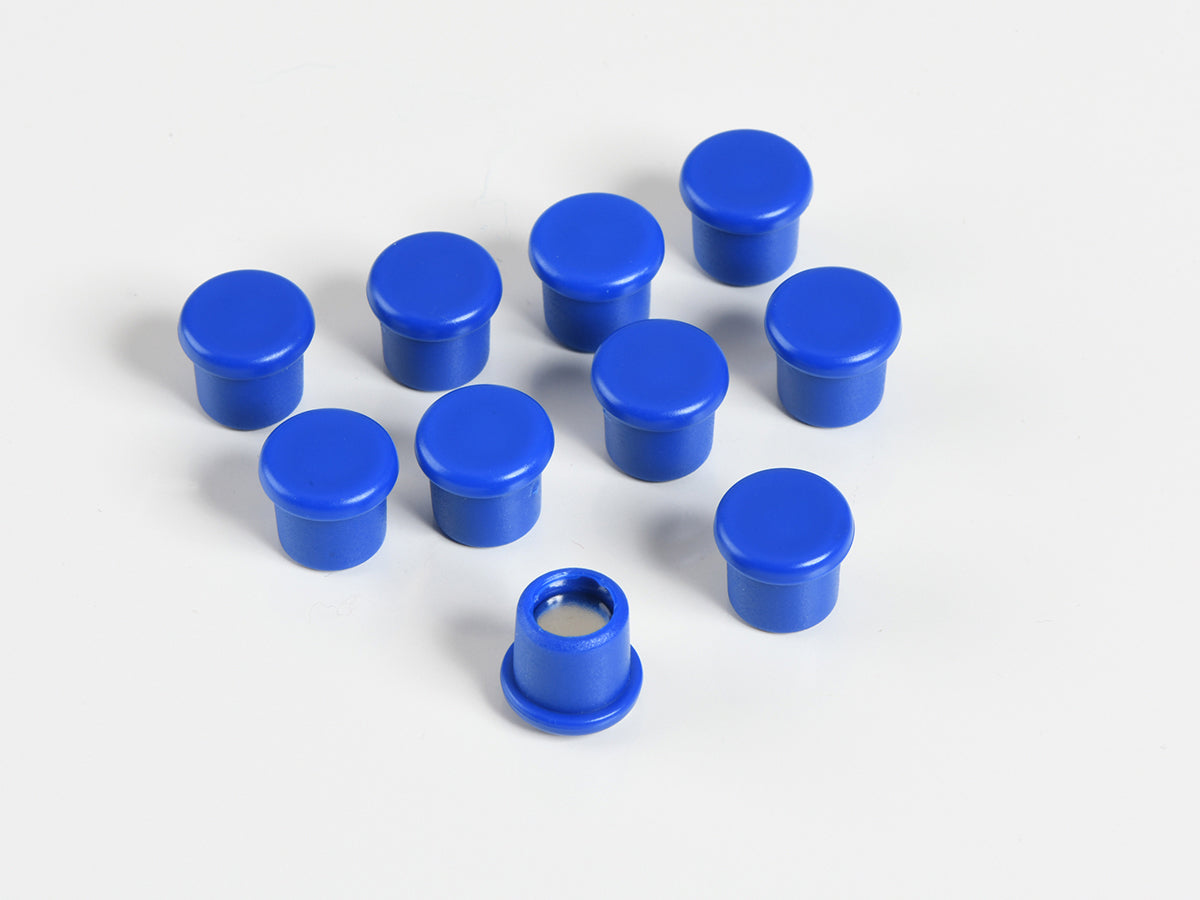 organisationsmagnete rund blau Ø 10 neodym