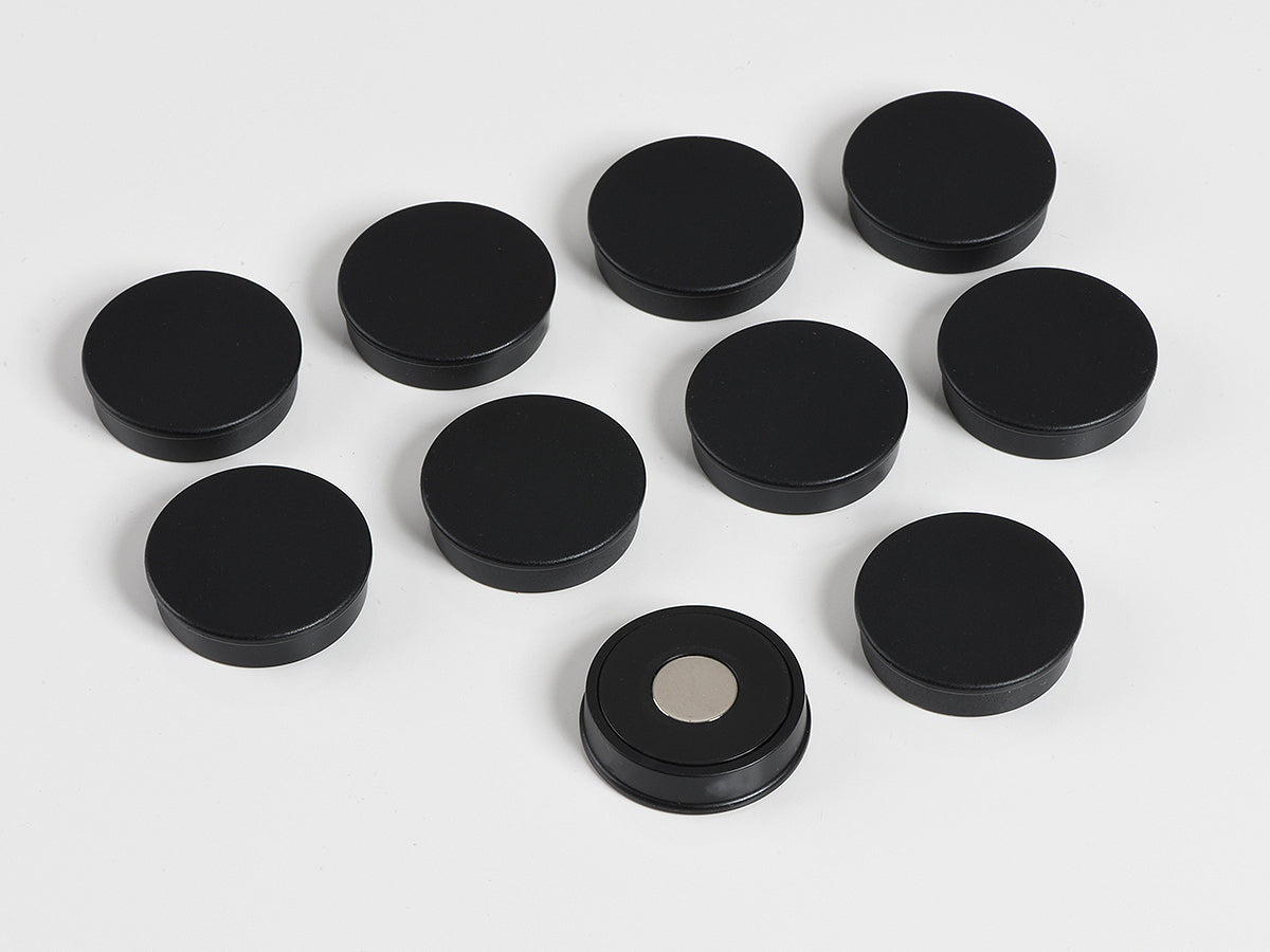 organisationsmagnete rund schwarz Ø 30 neodym