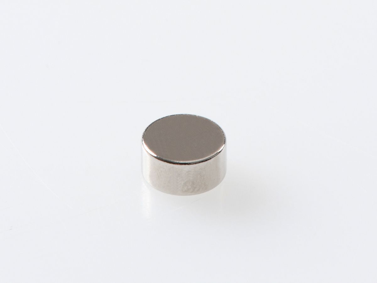 Scheibenmagnet-NdFeB-N35-Ø 6 x 3 mm-Ni