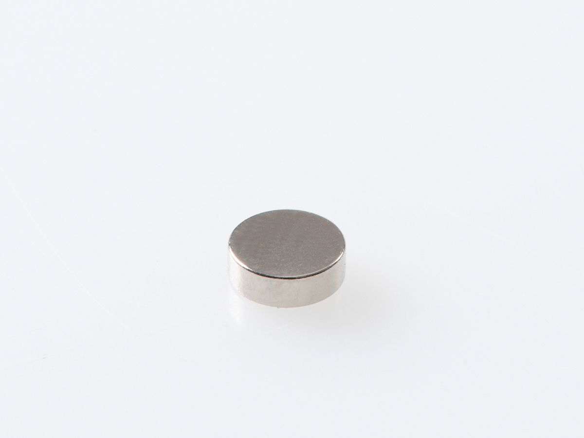 Scheibenmagnet-NdFeB-N45-Ø 6 x 2 mm-Ni