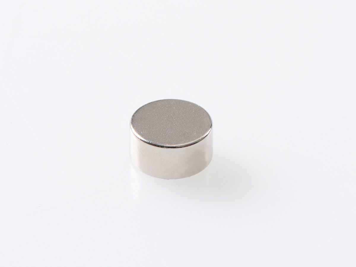 Scheibenmagnet-NdFeB-N45-Ø 8 x 4 mm-Ni