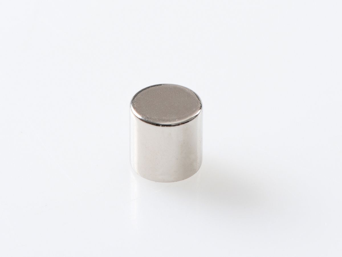 Scheibenmagnet-NdFeB-N45-Ø 8 x 8 mm-Ni