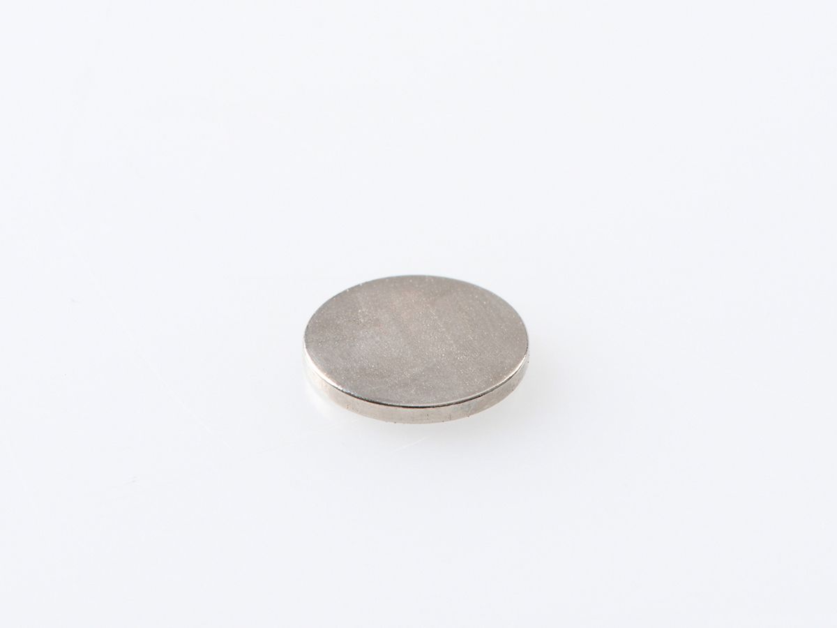Scheibenmagnet-NdFeB-N35-Ø 10 x 1 mm-Ni