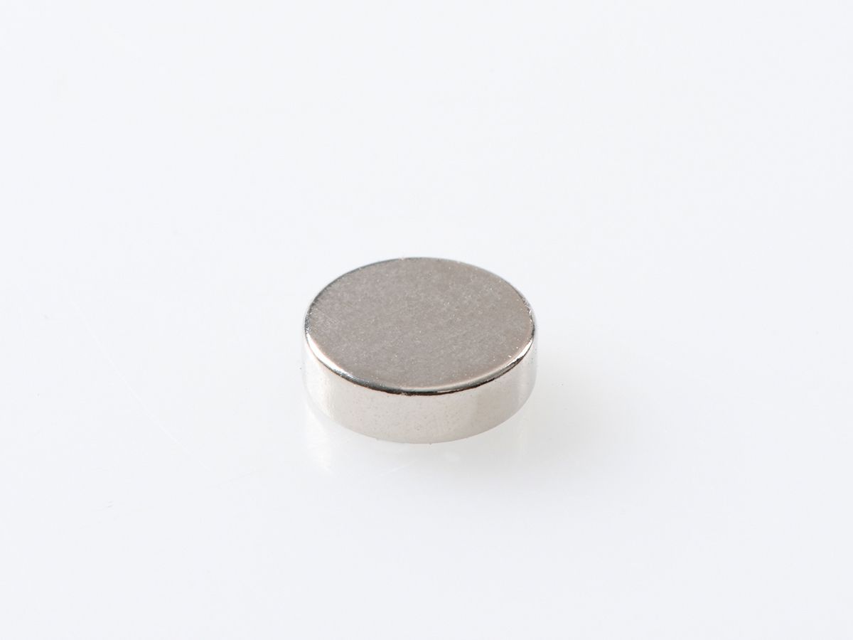 Scheibenmagnet-NdFeB-N42-Ø 10 x 3 mm-Ni