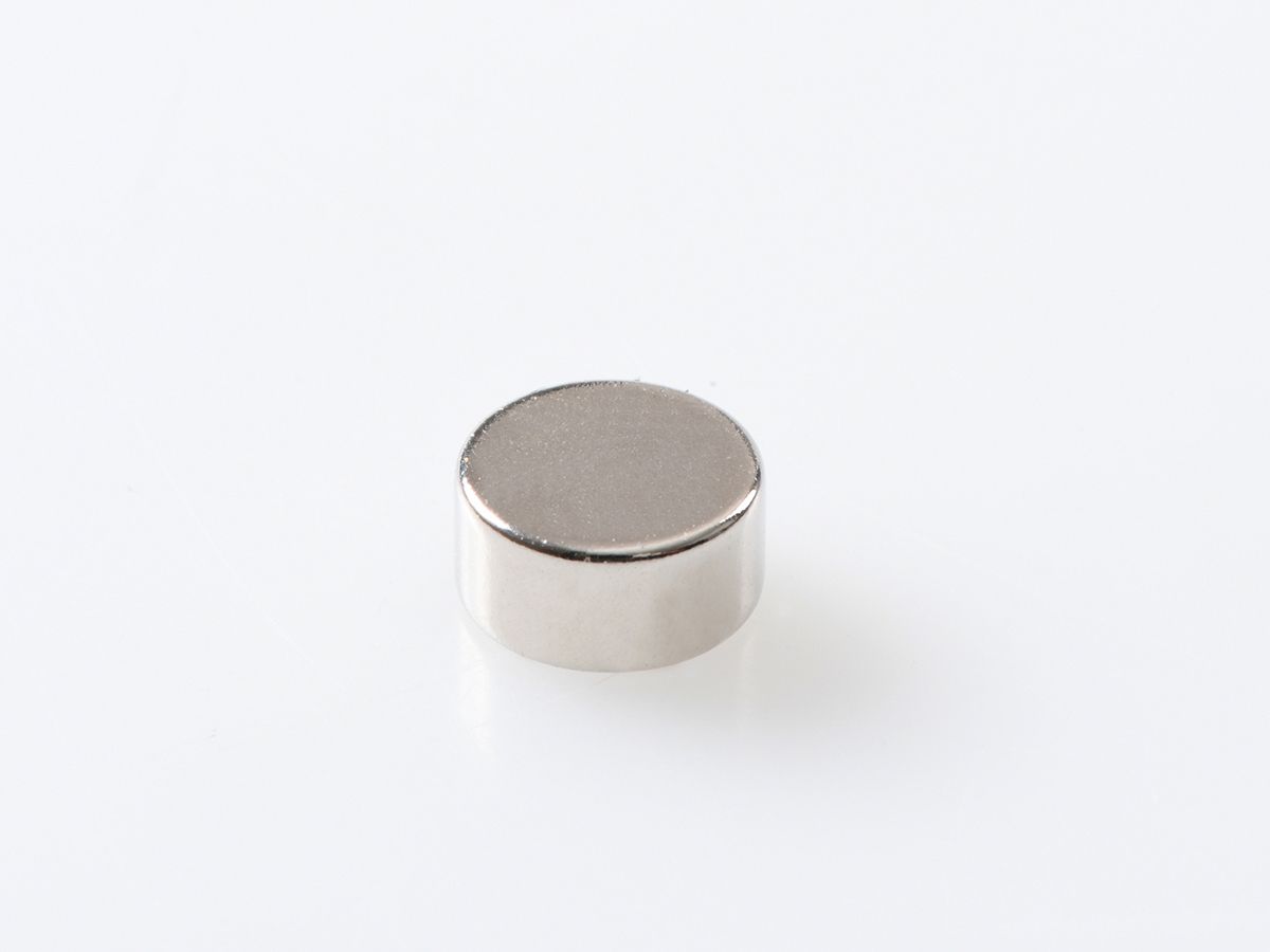 Scheibenmagnet-NdFeB-N35-Ø 10 x 5 mm-Ni