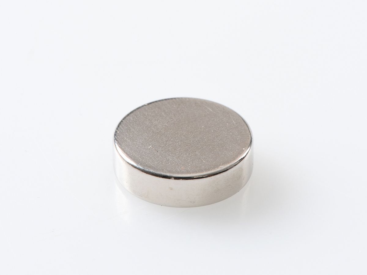 Scheibenmagnet-NdFeB-N35-Ø 14 x 4  mm-Ni